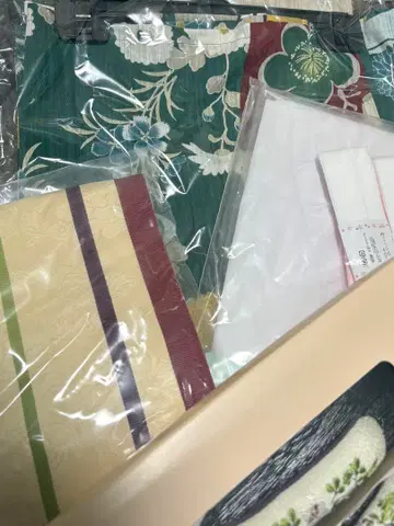 꽃무늬 유카타 오비 세트 F 사이즈 일본 나막신 기모노 착용법 세트