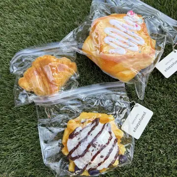스퀴즈 주물주물 빵 3종 세트