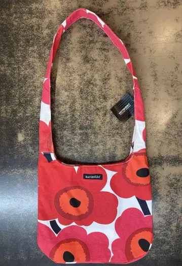 marimekko 플라워 패턴 숄더백