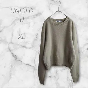 유니클로 니트 스웨터 XL 유넥 그린 계열