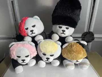 KRUNK x BIGBANG 봉제 인형 세트 전 5종 묶음 판매