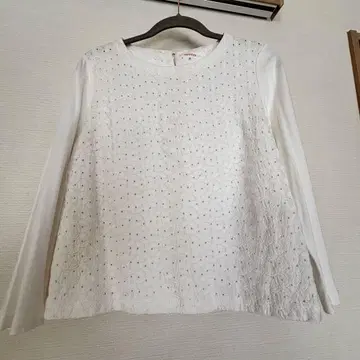 TAFFETA 자수 화이트 긴팔 셔츠 10