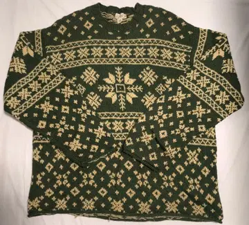 90s J.CREW 거인 택 100% 울 남성용 스웨터 XL 사이즈