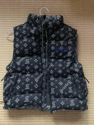 supplier 모노그램 다운 베스트 스트릿 아우터 XS
