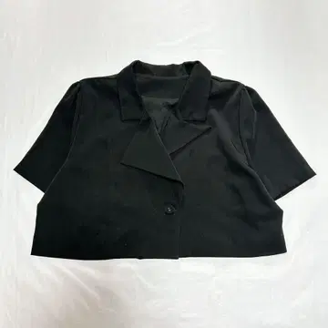 [ 새상품급 ] GRL 블랙 숏 기장 테일러드 자켓 반팔