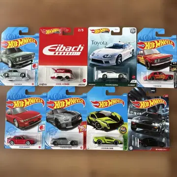 핫휠 수프라 510 블루버드 실비아 CR-X GT-R