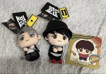 BTS TinyTAN 타이니탄 봉제 인형 정국 태태 호비 카드 포함