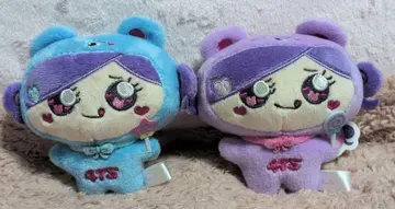 시나곰 봉제 인형 블루 퍼플 2개 세트