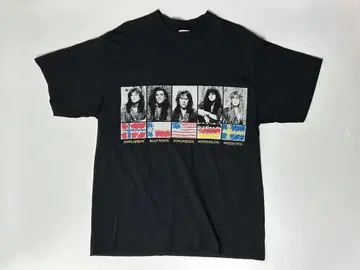 90s DON DOKKEN 1990/1991 월드 투어 셔츠 XL