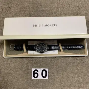 PHILIP MORRIS 필립모리스 크로노그래프 손목시계 배터리 방전