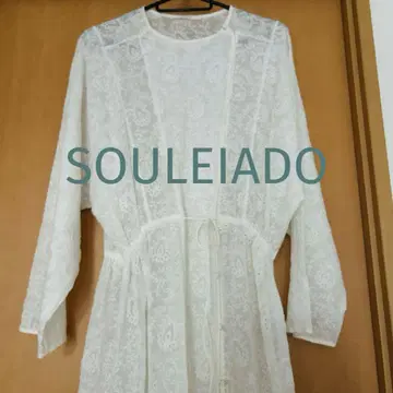 SOULEIADO 소레이아도 원피스 화이트 화이트 사이즈:36(9호)
