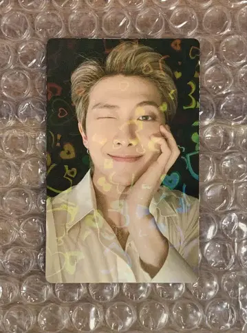 BTS BE JPFC 럭키 드로우 트레이딩 카드 RM 남준