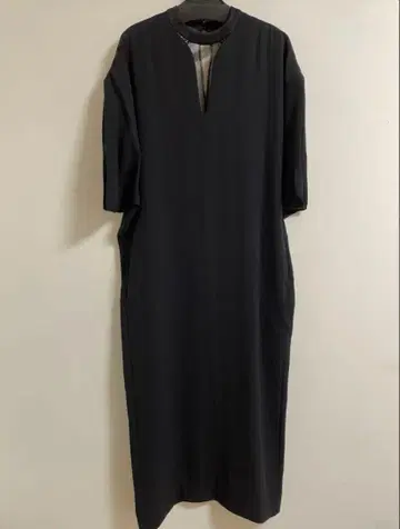 mame 24SS 자수 드레스 블랙
