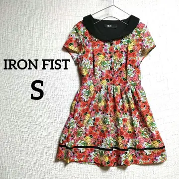 IRON FIST 원피스 악마 눈알 해골 꽃무늬 아이언 피스트