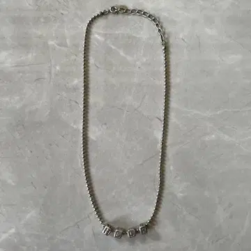 [ Vintage ] Silver HELP Necklace