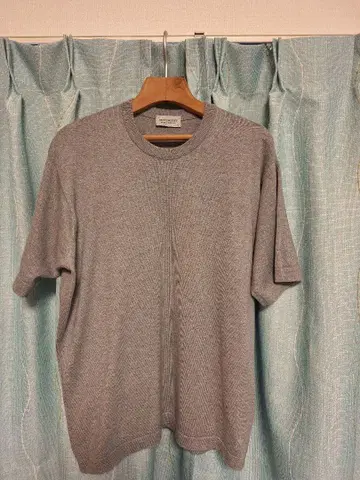 JOHN SMEDLEY 반팔 니트 그레이 사이즈 XL