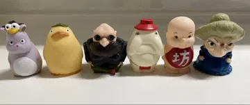 지브리 센과 치히로의 행방불명 손가락 인형 6개 세트
