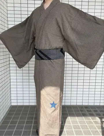 가을 축제 JOTAROSAITO 면 기모노! 사이토 조타로 유카타