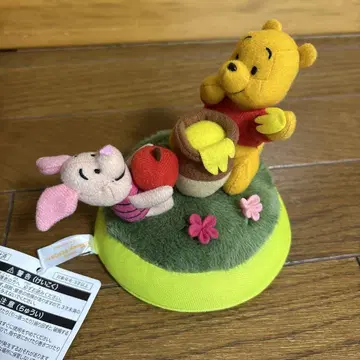 [ 새상품급 ] 곰돌이 푸 & 피글렛 봉제 인형 마스코트 입상