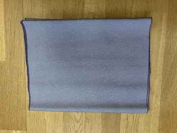 연보라색 파도 무늬 기모노 옷감 자투리 약 5m