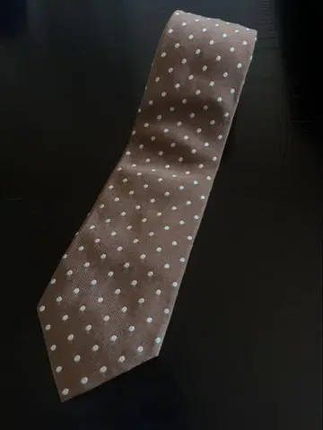 폴스미스 넥타이 브라운 도트