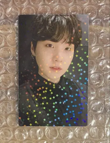 BTS BE 유니버셜 럭키 드로우 트레이딩 카드 SUGA 슈가 윤기