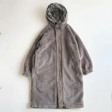 새상품급 하이크 보아 코트 후드 퍼 M-43 COAT 2