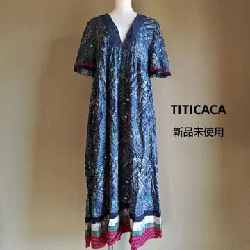 TITICACA 티티카카 반팔 롱 원피스