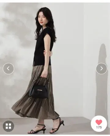 PROPORTION BODY DRESSING 개더 캉캉 스커트