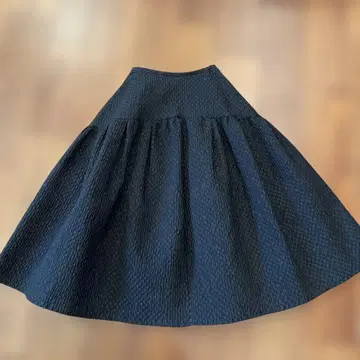 bow.a 자카드 스커트