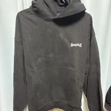 Supplier 블랙 후드티 M