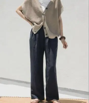 어반 리서치 도어스 린넨 혼방 이지 팬츠