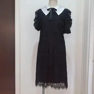 maison de fleur 탈착식 옷깃 레이스 드레스 원피스 미사용