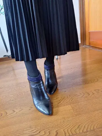 지미추 숏부츠 블랙 38 25cm