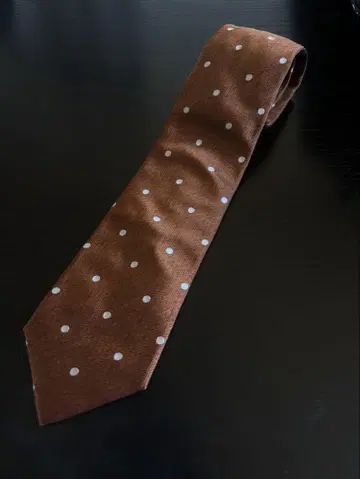 폴스미스 넥타이 브라운 도트