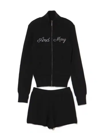 Letter mary logo set up Black