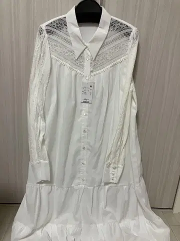 질스튜어트 레이스 티어드 미니 드레스