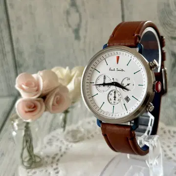 [ 레어 ] Paul Smith 폴스미스 손목시계 크로노그래프 화이트