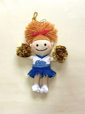 치어리더 봉제 인형 키링