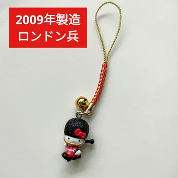 지역 한정 키티 헤이세이 레트로 스트랩 영국 런던 키티 병정 2009