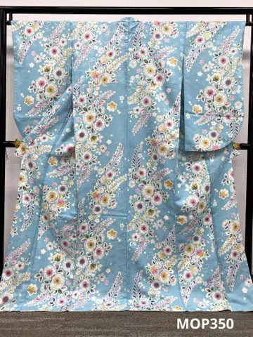 2자 소매 폴리에스테르 기모노 문 의장 츠지 가하나 하카마용
