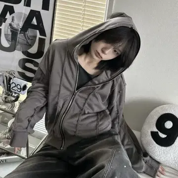 [ LUV CODE ] full zip up hoodie