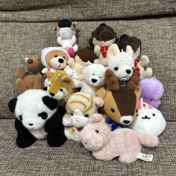 동물계 봉제 인형 봉제 인형 키링 묶음 판매