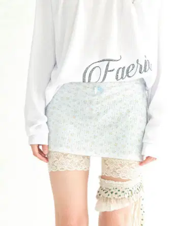 shop faerie flower jacquard skirt pants