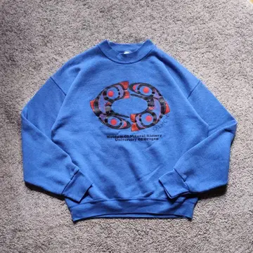 Vintage SALMON Sweatshirt Art Oregon