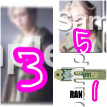 BMSG FES 25 란 S상 타월 홀더 RAN 포토 카드