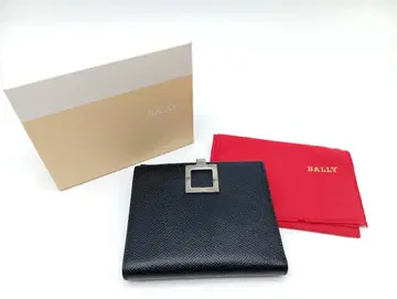 발리 BALLY 반지갑 가죽 블랙