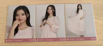 노기자카46 브로마이드 이노우에 나기 소프트 핑크 3종 컴프