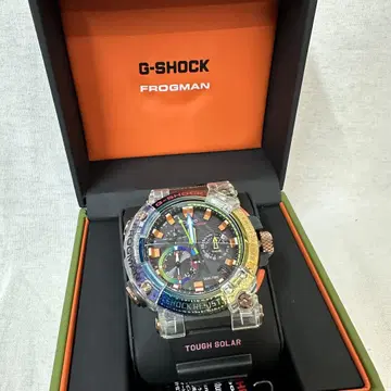 G-SHOCK FROGMAN 보르네오 레인보우 솔라 전파 시계