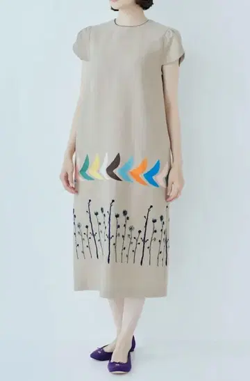 noppara x bird 드레스 beige